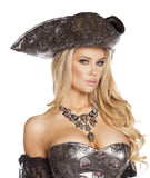 Roma Costume | Rhinestone Skeleton Skull Necklace Costume Accessory