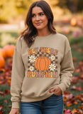 Hey There Pumpkin Graphic Long Sleeve Sweatshirt
