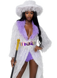 High-Roller Lady Women's Pimp Halloween Cosplay Costume
