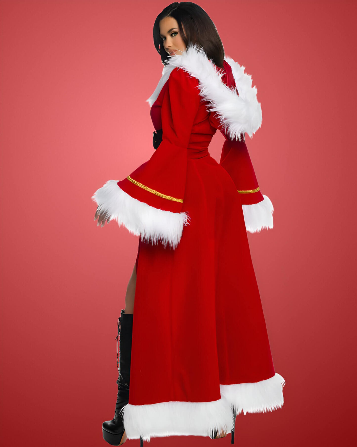 Holiday Mistress Hooded Women’s Christmas Dress