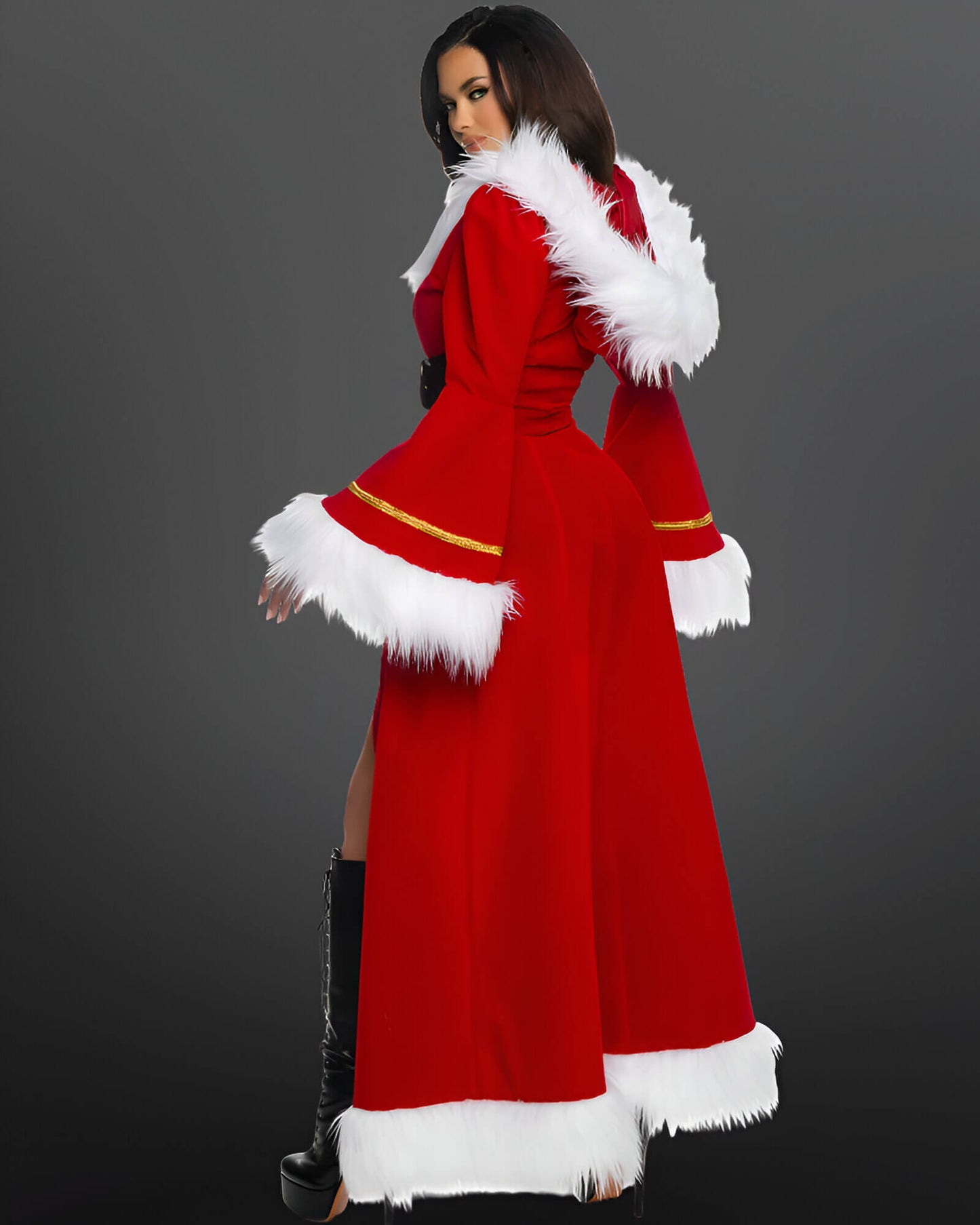 Holiday Mistress Hooded Women’s Christmas Dress