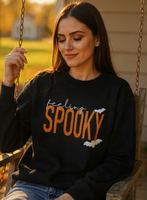 Feeling Spooky Halloween Embroidered Sweatshirt