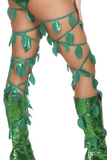 Green Leaf Thigh Wraps