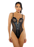 Roma Costume | Lust & Faux Leather Lingerie Teddy, Black