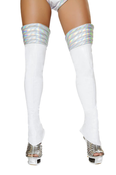 Roma Costume | White Space Girl Leggings