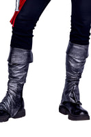 Pair of Pirate Boot Covers Costume Accessory