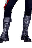 Pair of Pirate Boot Covers Costume Accessory