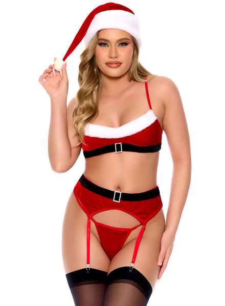 Santa’s Little Helper – 4 pc.  Fantasy Lingerie Costume