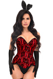 Daisy Corsets | Premium Red Bunny Corset 4pc Cosplay Women's Halloween Costume