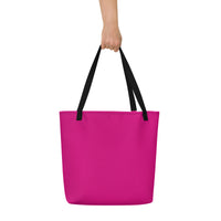 Autumn LeAnn Designs® | Deep Pink Large Tote Bag