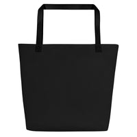 Autumn LeAnn Designs® |  Black Boston Terrier Large Tote Bag