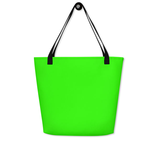 Autumn LeAnn Designs® | Bright Green Large Tote Bag