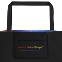 Autumn LeAnn Designs® | Cute Rainbow Mouse Large Tote Bag