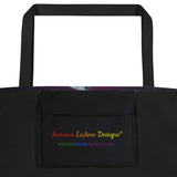 Autumn LeAnn Designs® | Rainbow Monkey Large Tote Bag