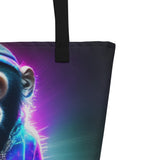 Autumn LeAnn Designs® | Rainbow Monkey Large Tote Bag