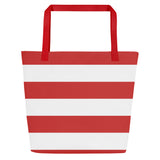 Autumn LeAnn Designs® | American Flag Large Tote Bag