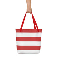 Autumn LeAnn Designs® | American Flag Large Tote Bag