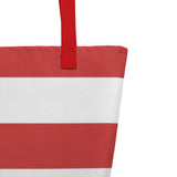 Autumn LeAnn Designs® | American Flag Large Tote Bag