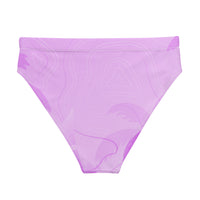 Autumn LeAnn Designs®  | Adult High Waisted Bikini Swim Bottoms, Palm Tree, Light Lavender