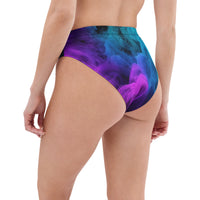 Autumn LeAnn Designs®  | Adult High Waisted Bikini Swim Bottoms, Monkey, Rainbow