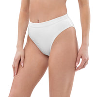 Autumn LeAnn Designs®  | Adult High Waisted Bikini Swim Bottoms, White