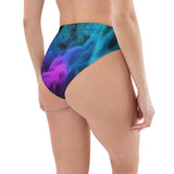 Autumn LeAnn Designs®  | Adult High Waisted Bikini Swim Bottoms, Monkey, Rainbow