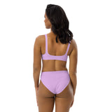 Autumn LeAnn Designs® | Adult High Waisted Bottoms Bikini Set, Light Lavender