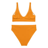Autumn LeAnn Designs® | Adult High Waisted Bottoms Bikini Set, Bright Neon Orange