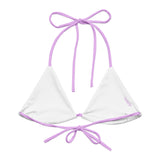 Autumn LeAnn Designs® | Light Lavender Adult Ladies String Bikini Top, Mix and Match Women's Swimsuits