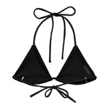 Autumn LeAnn Designs | Black Labrador Retriever Adult String Bikini Top