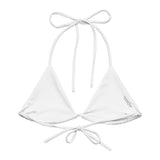 Autumn LeAnn Designs | White and Black Boston Terrier String Bikini Top