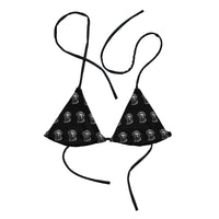 Autumn LeAnn Designs | Black Labrador Retriever Adult String Bikini Top