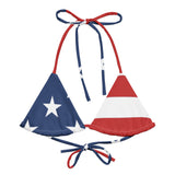 Autumn LeAnn Designs | American Flag String Bikini Top