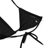Autumn LeAnn Designs | Black and White Boston Terrier String Bikini Top