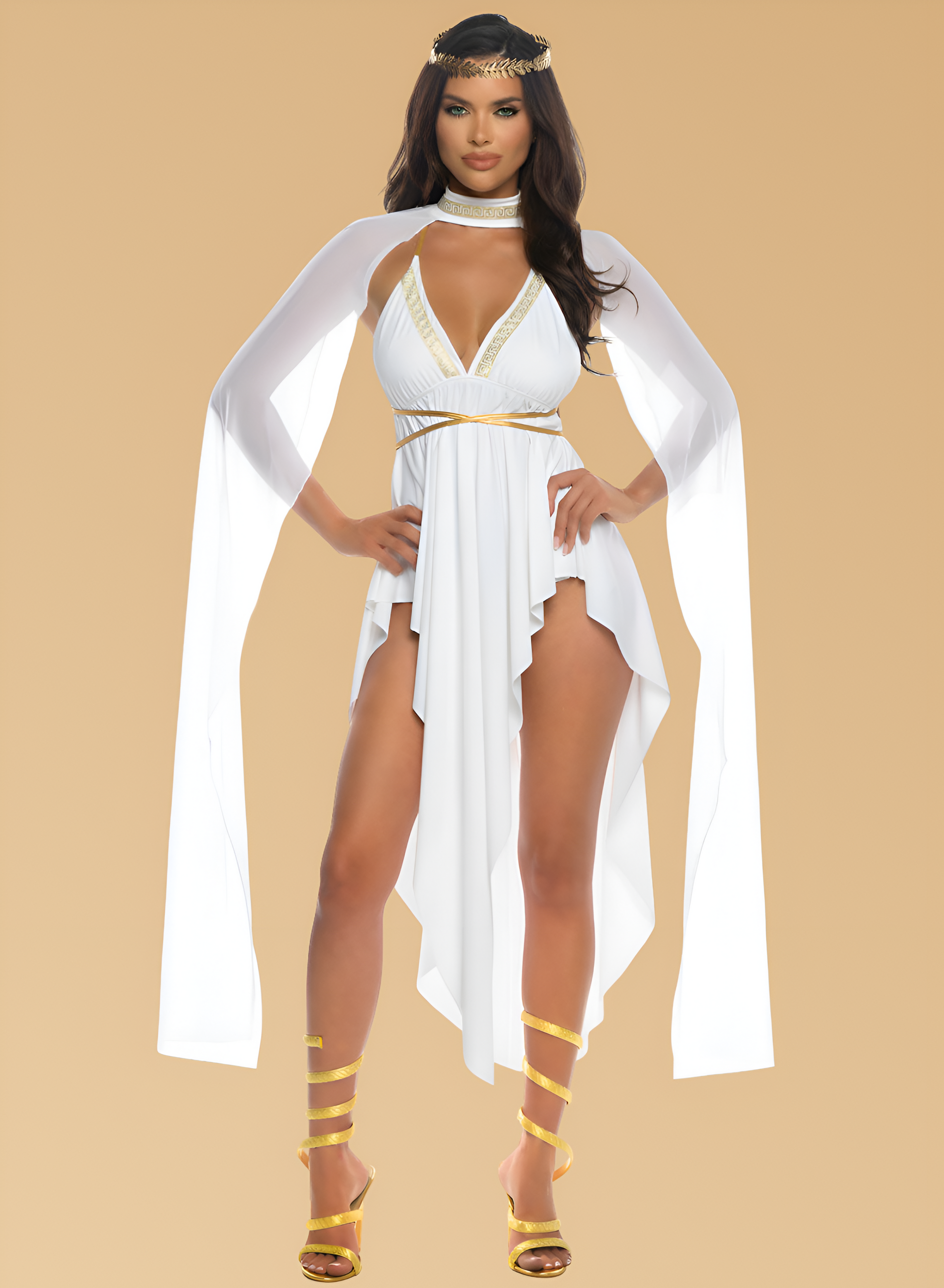 Gilded Goddess Women's 2pc Halloween Cosplay Costume - Autumn LeAnn Designs®