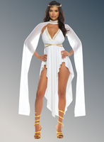 Gilded Goddess Women's 2pc Halloween Cosplay Costume