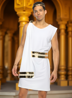 Gilded Greek God Men's 2pc Halloween Cosplay Costume