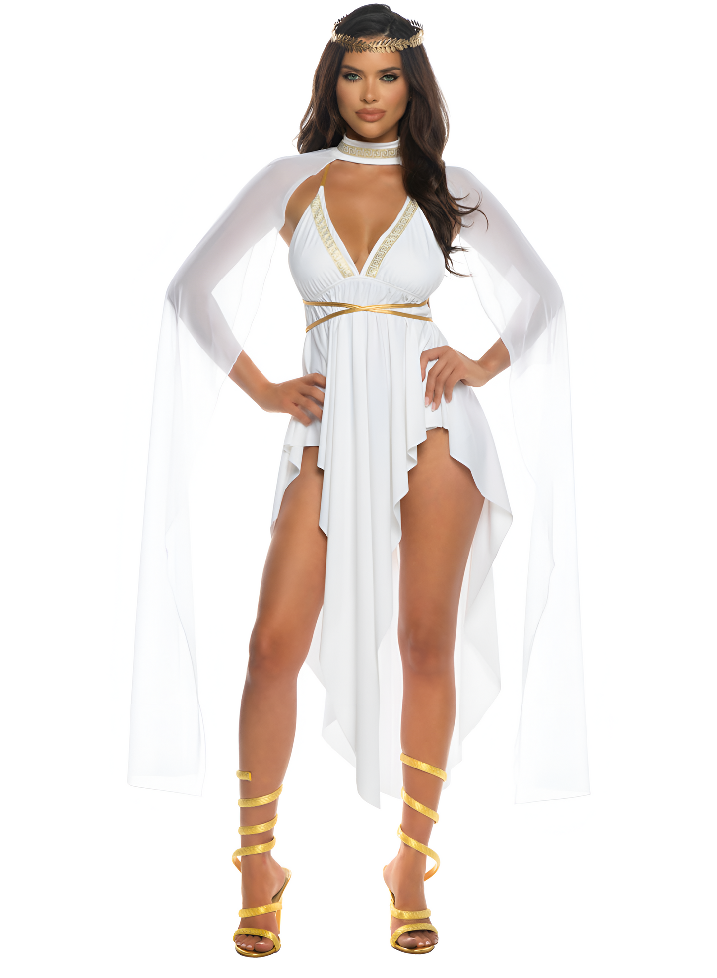 Gilded Goddess Women's 2pc Halloween Cosplay Costume - Autumn LeAnn Designs®