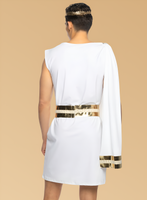 Gilded Greek God Men's 2pc Halloween Cosplay Costume