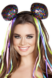 Multi Colored Sequin Head Piece