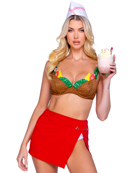 Fast Food Hottie  Women's  Cosplay Costume