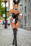 Seductress Bunny Bodysuit Cosplay Women's Halloween Costume