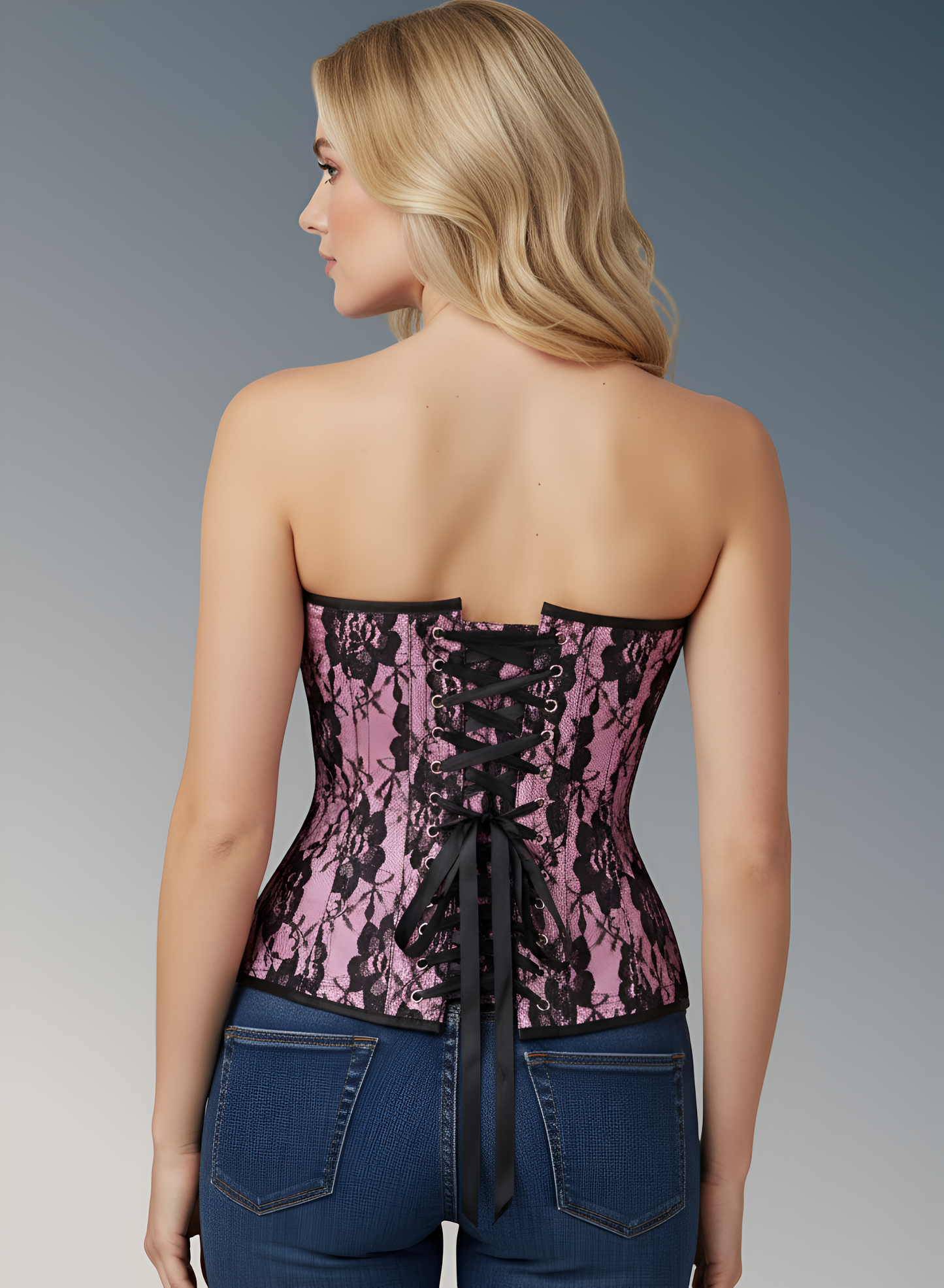 Premium Boudoir Women's 5pc Corset Halloween Cosplay Fantasy  Bunny Costume - Autumn LeAnn Designs®