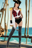 Roma Costume |  High Sea Pirate Women's 7pc Costume