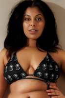 Autumn LeAnn Designs | Black Labrador Retriever Adult String Bikini Top