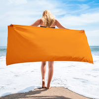 Autumn LeAnn Designs® | Bright Orange Beach Towel