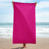 Autumn LeAnn Designs® | Deep Pink Beach Towel