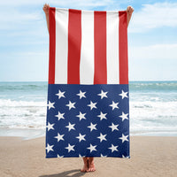 Autumn LeAnn Designs® | American Flag Beach Towel