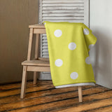 Autumn LeAnn Designs® | Dolly Yellow with White Polka Dots Beach Towel
