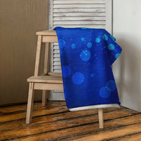 Autumn LeAnn Designs® | Blue Water Bubbles Beach Towel